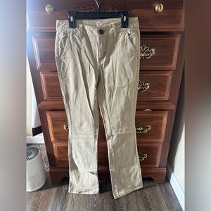SO Women's Boot Cut Jeans - Light Khaki